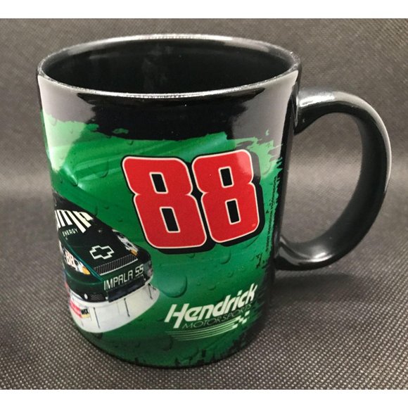 DALE EARNHARDT JR. #88 RACING MUG WITH NASCAR COA - Picture 3 of 4